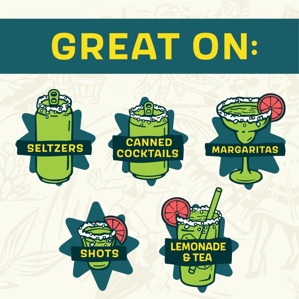 image:imageTwang Flavored Beer Salt Seasoning Pickle Toppings for Beer Hard Seltzers Canned Cocktails and More 1 Ounce Pack of 3Chile Lime