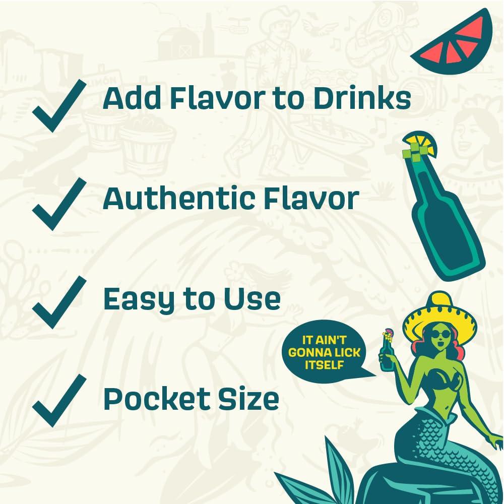 image:imageTwang Flavored Beer Salt Seasoning Pickle Toppings for Beer Hard Seltzers Canned Cocktails and More 1 Ounce Pack of 3Chile Lime