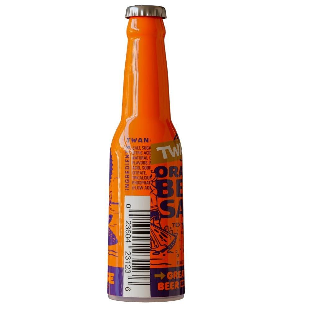 image:imageTwang Flavored Beer Salt Seasoning Pickle Toppings for Beer Hard Seltzers Canned Cocktails and More 1 Ounce Pack of 3Orange