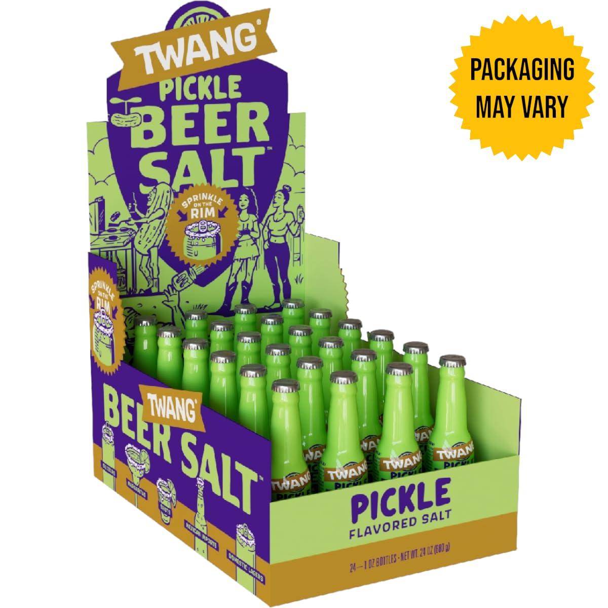 image:imageTwang Flavored Beer Salt Seasoning Pickle Toppings for Beer Hard Seltzers Canned Cocktails and More 1 Ounce Pack of 3Pickle