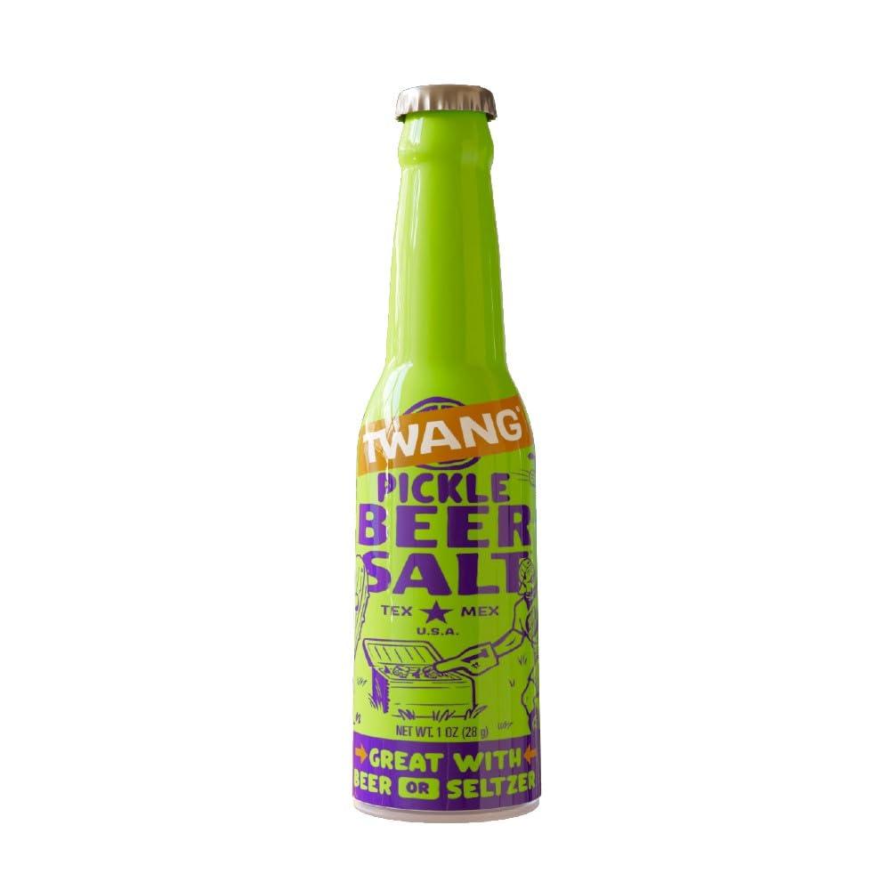 image:imageTwang Flavored Beer Salt Seasoning Pickle Toppings for Beer Hard Seltzers Canned Cocktails and More 1 Ounce Pack of 3Pickle