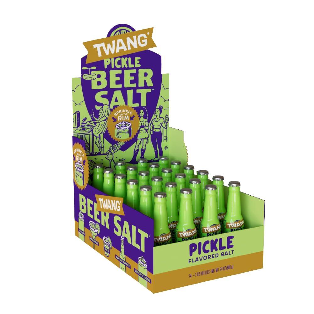 image:imageTwang Flavored Beer Salt Seasoning Pickle Toppings for Beer Hard Seltzers Canned Cocktails and More 1 Ounce Pack of 3Pickle