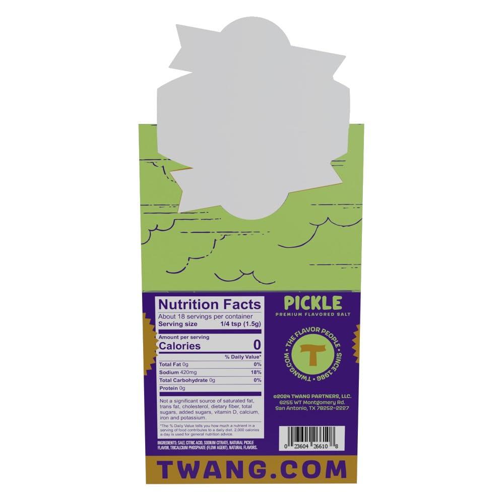 image:imageTwang Flavored Beer Salt Seasoning Pickle Toppings for Beer Hard Seltzers Canned Cocktails and More 1 Ounce Pack of 3Pickle