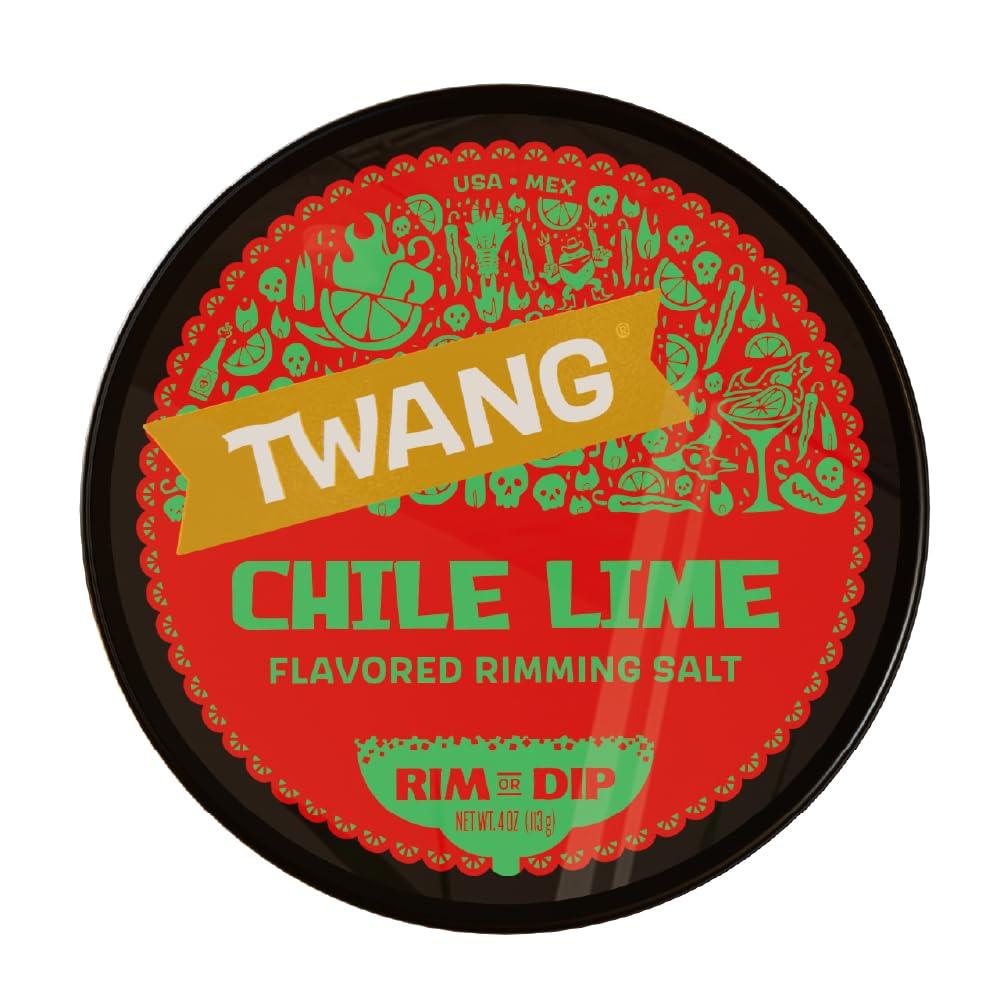 image:imageTwang Flavored Salt Rimmer Lime for Margaritas Mocktails Smoothies and Micheladas 4 Ounce Pack of 12Chile Lime