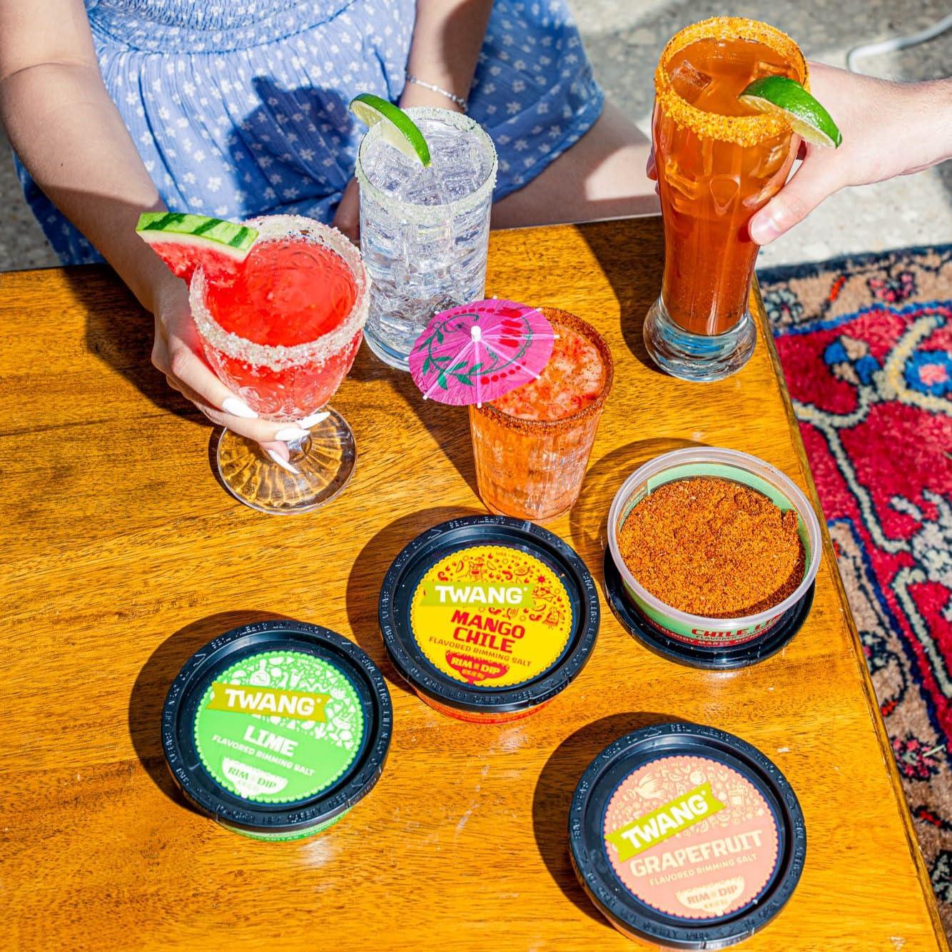 image:imageTwang Flavored Salt Rimmer Lime for Margaritas Mocktails Smoothies and Micheladas 4 Ounce Pack of 12Chile Lime
