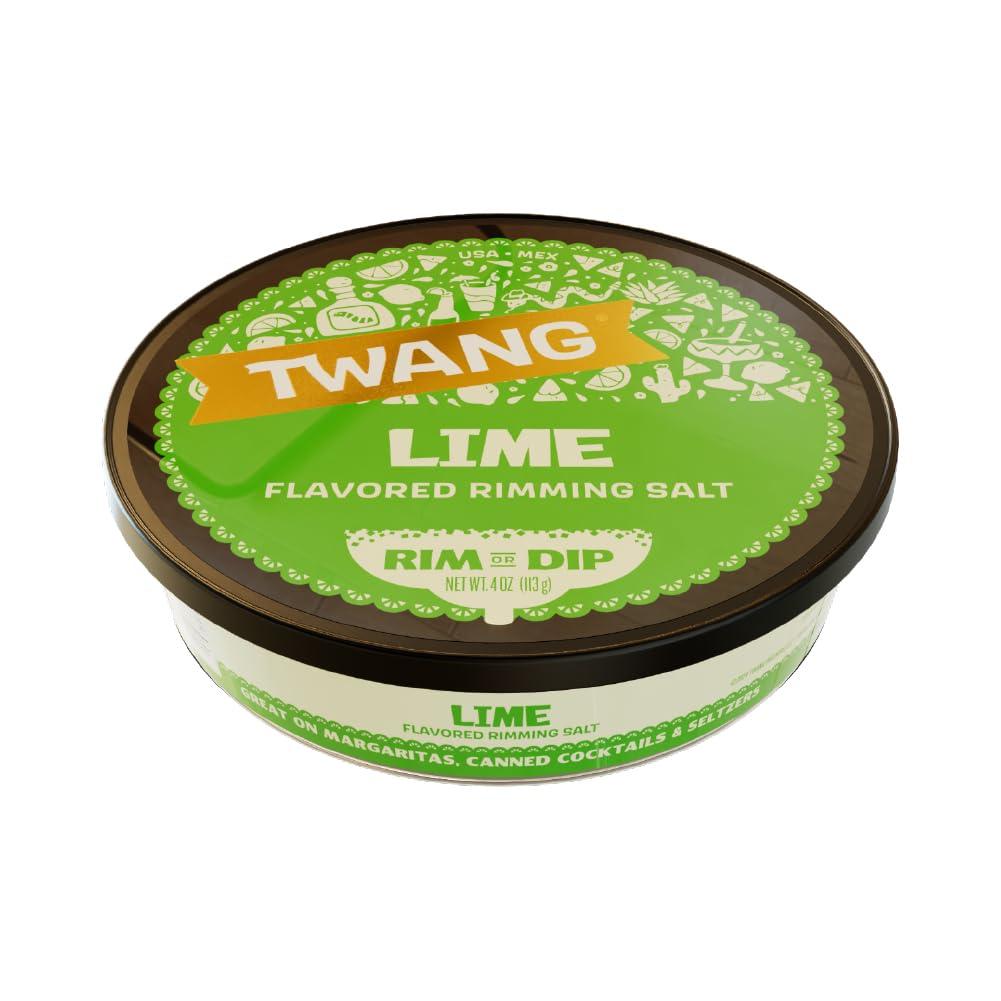 image:imageTwang Flavored Salt Rimmer Lime for Margaritas Mocktails Smoothies and Micheladas 4 Ounce Pack of 12Lime