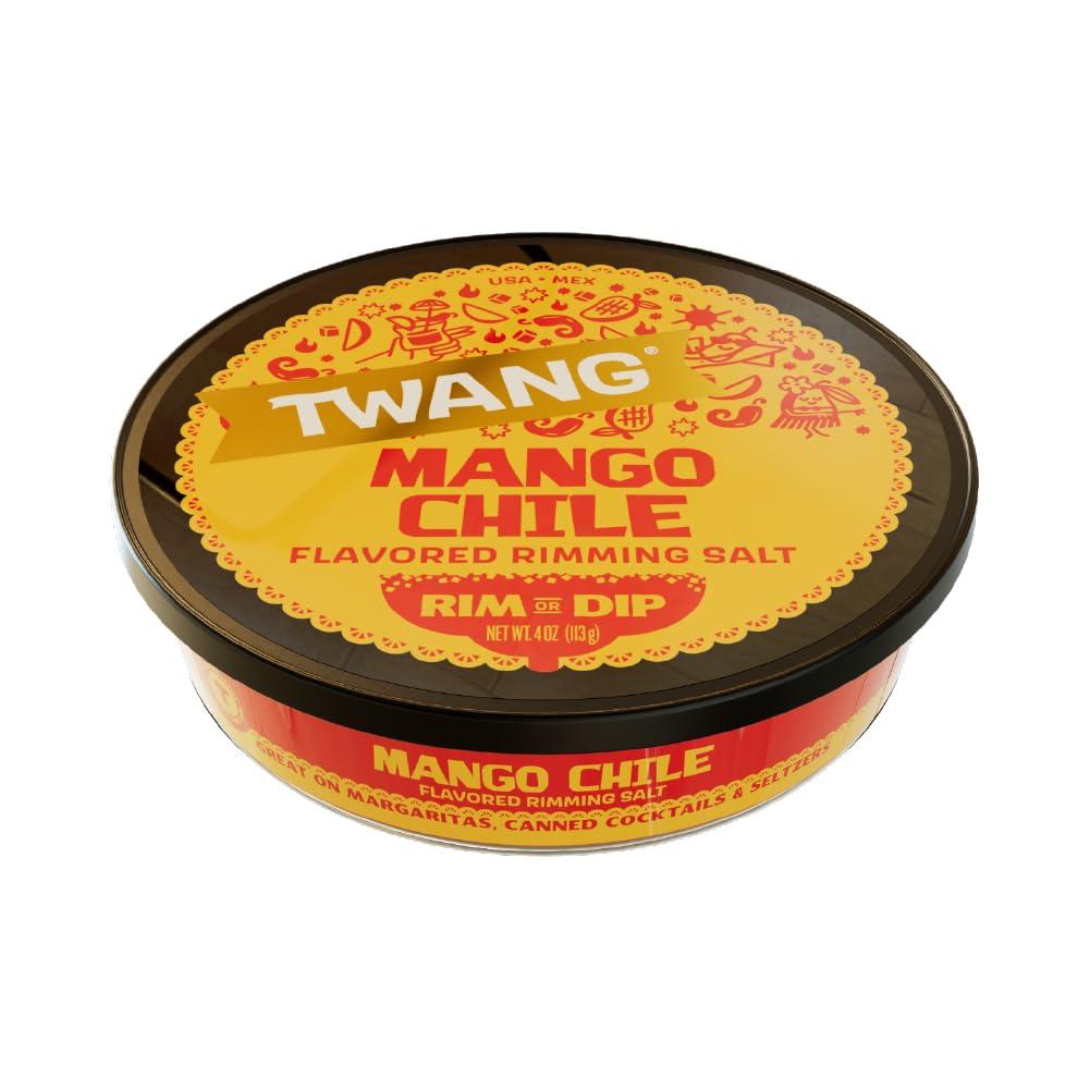 image:imageTwang Flavored Salt Rimmer Lime for Margaritas Mocktails Smoothies and Micheladas 4 Ounce Pack of 12Mango Chile
