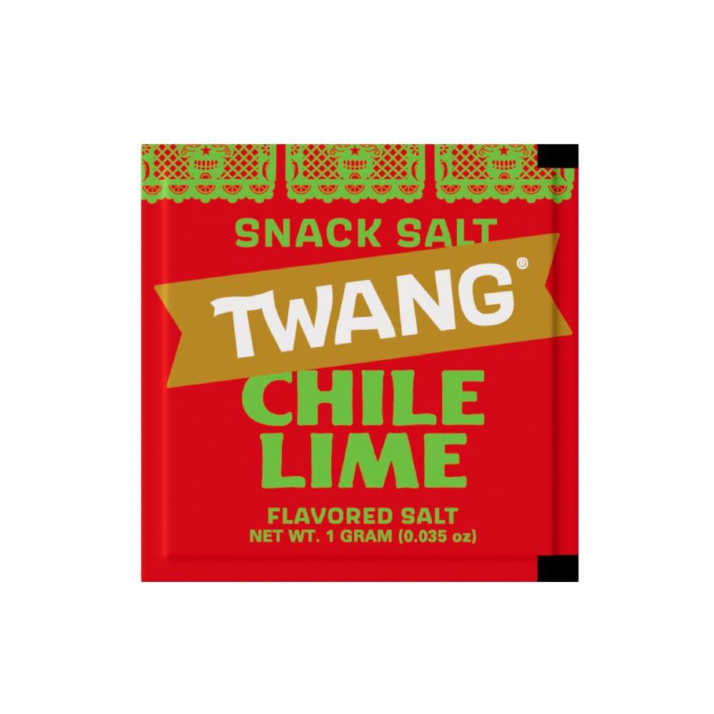 image:imageTwang Flavored Snack Salt Packets Chile Lime Toppings for Popcorn Fresh Fruits Veggies amp Chips 1 Gram Pack of 200Chile Lime