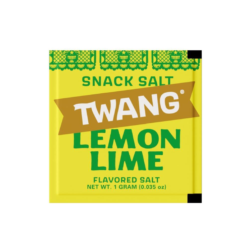 image:imageTwang Flavored Snack Salt Packets Chile Lime Toppings for Popcorn Fresh Fruits Veggies amp Chips 1 Gram Pack of 200Lemon Lime