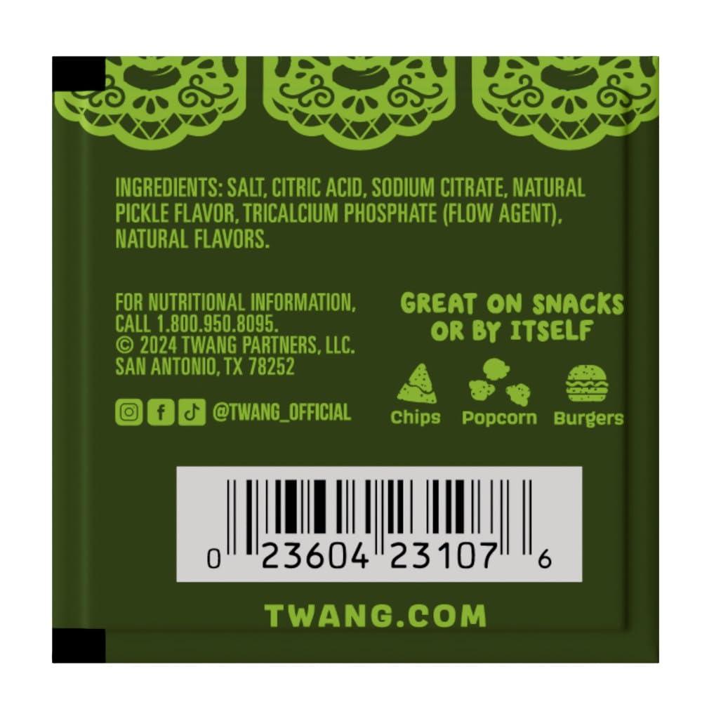 image:imageTwang Flavored Snack Salt Packets Chile Lime Toppings for Popcorn Fresh Fruits Veggies amp Chips 1 Gram Pack of 200Pickle