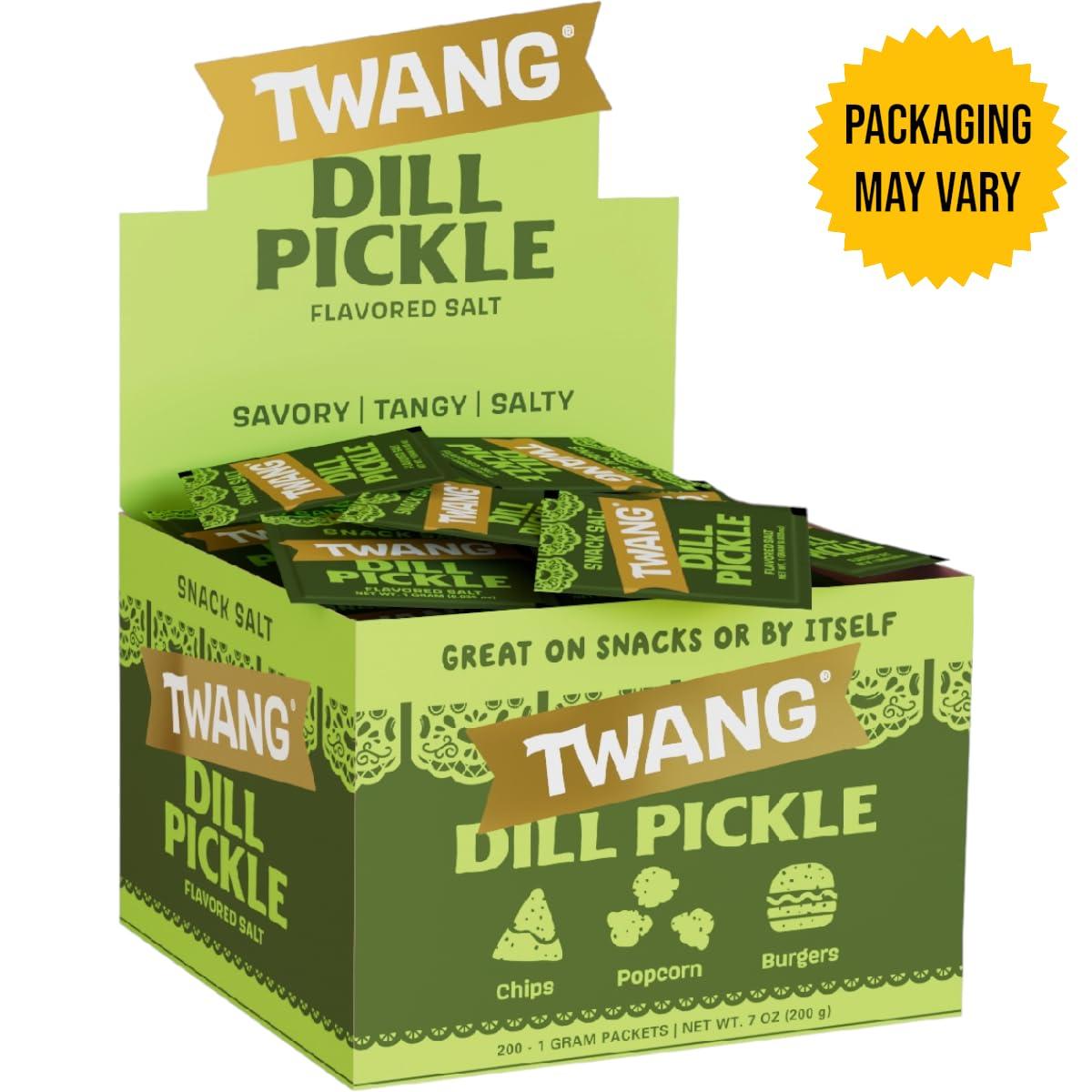 image:imageTwang Flavored Snack Salt Packets Chile Lime Toppings for Popcorn Fresh Fruits Veggies amp Chips 1 Gram Pack of 200Pickle