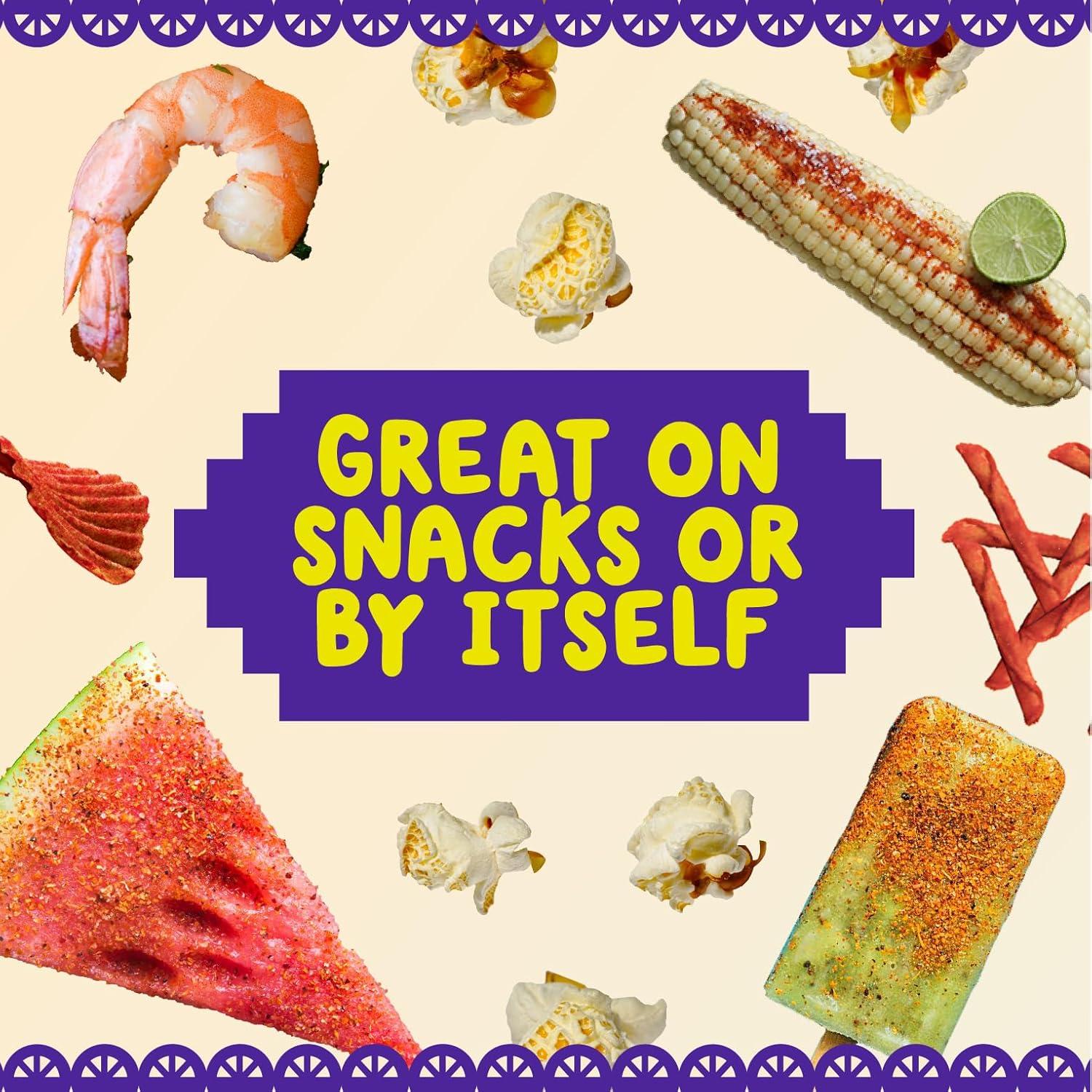 image:imageTwang Flavored Snack Salt Seasoning Lime Toppings for Popcorn Fresh Fruits Veggies amp Chips 115 Ounce Pack of 10Chile Lime