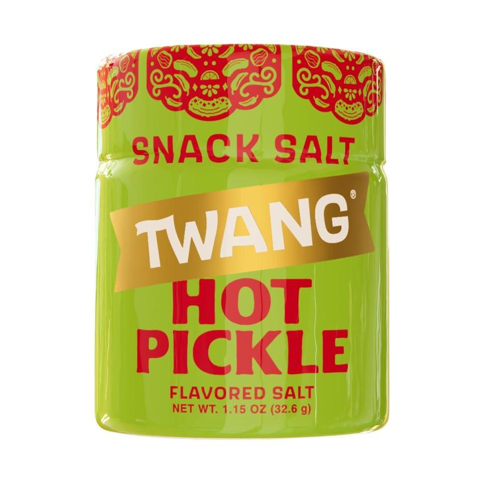 image:imageTwang Flavored Snack Salt Seasoning Lime Toppings for Popcorn Fresh Fruits Veggies amp Chips 115 Ounce Pack of 10Hot Pickle