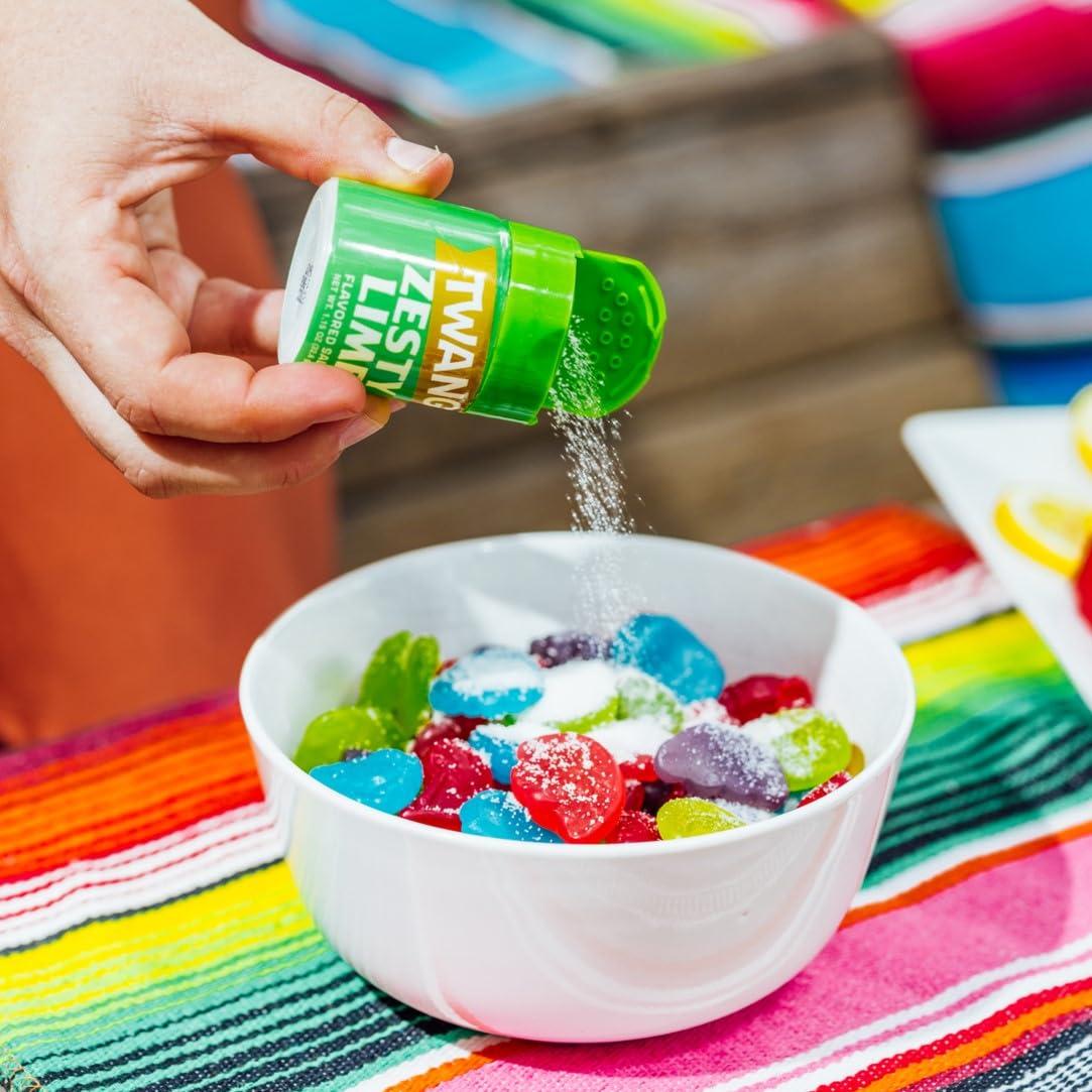 image:imageTwang Flavored Snack Salt Seasoning Lime Toppings for Popcorn Fresh Fruits Veggies amp Chips 115 Ounce Pack of 10Lemon Lime