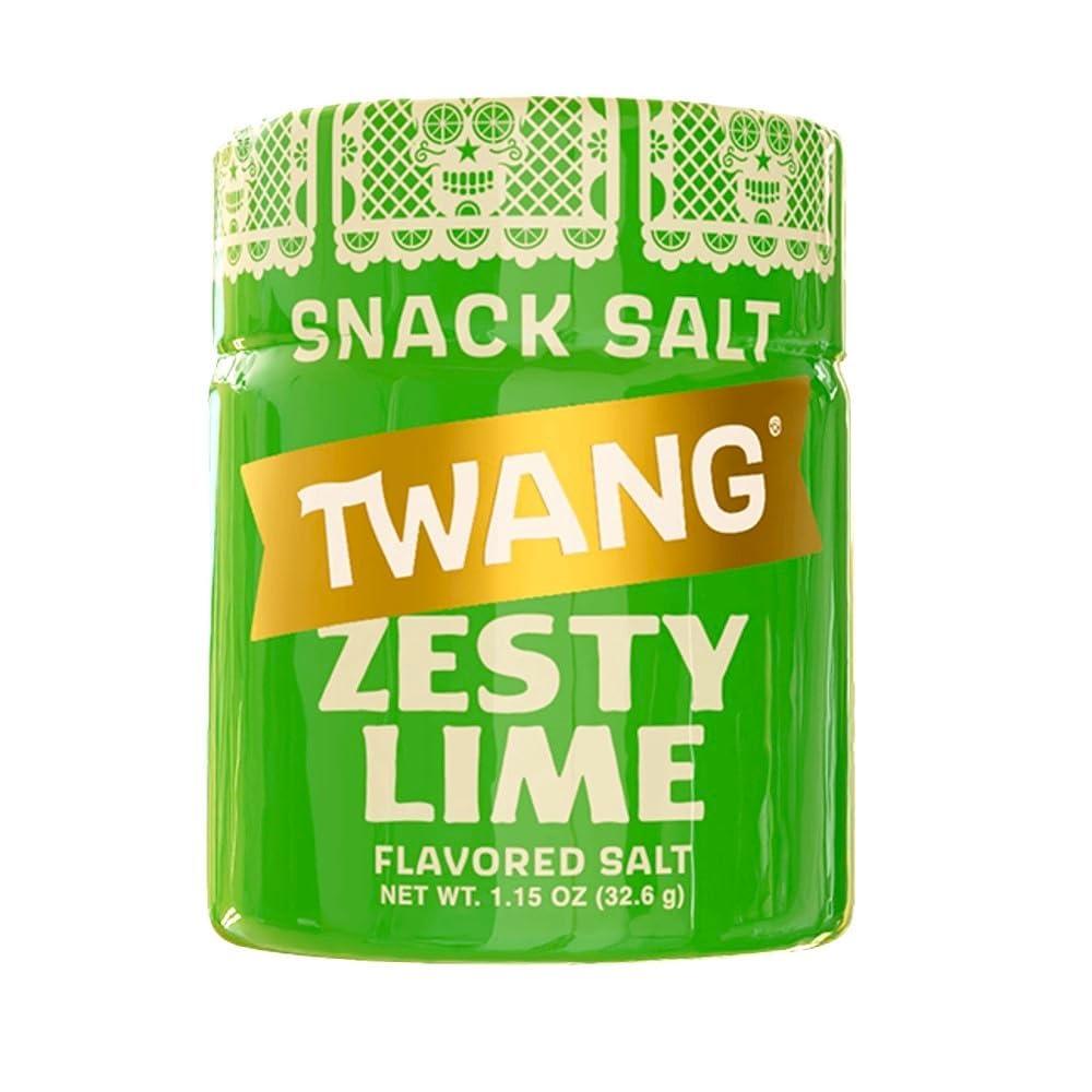 image:imageTwang Flavored Snack Salt Seasoning Lime Toppings for Popcorn Fresh Fruits Veggies amp Chips 115 Ounce Pack of 10Lime