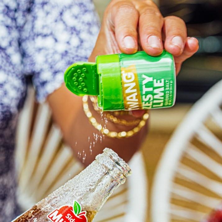 image:imageTwang Flavored Snack Salt Seasoning Lime Toppings for Popcorn Fresh Fruits Veggies amp Chips 115 Ounce Pack of 10Lime