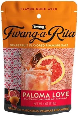 image:imageTwangARita Cocktail Rimming Salt Blend Savory Variety 4 Ounce Pouch Set of 3 1 Each Chile Lime Grapefruit Mango