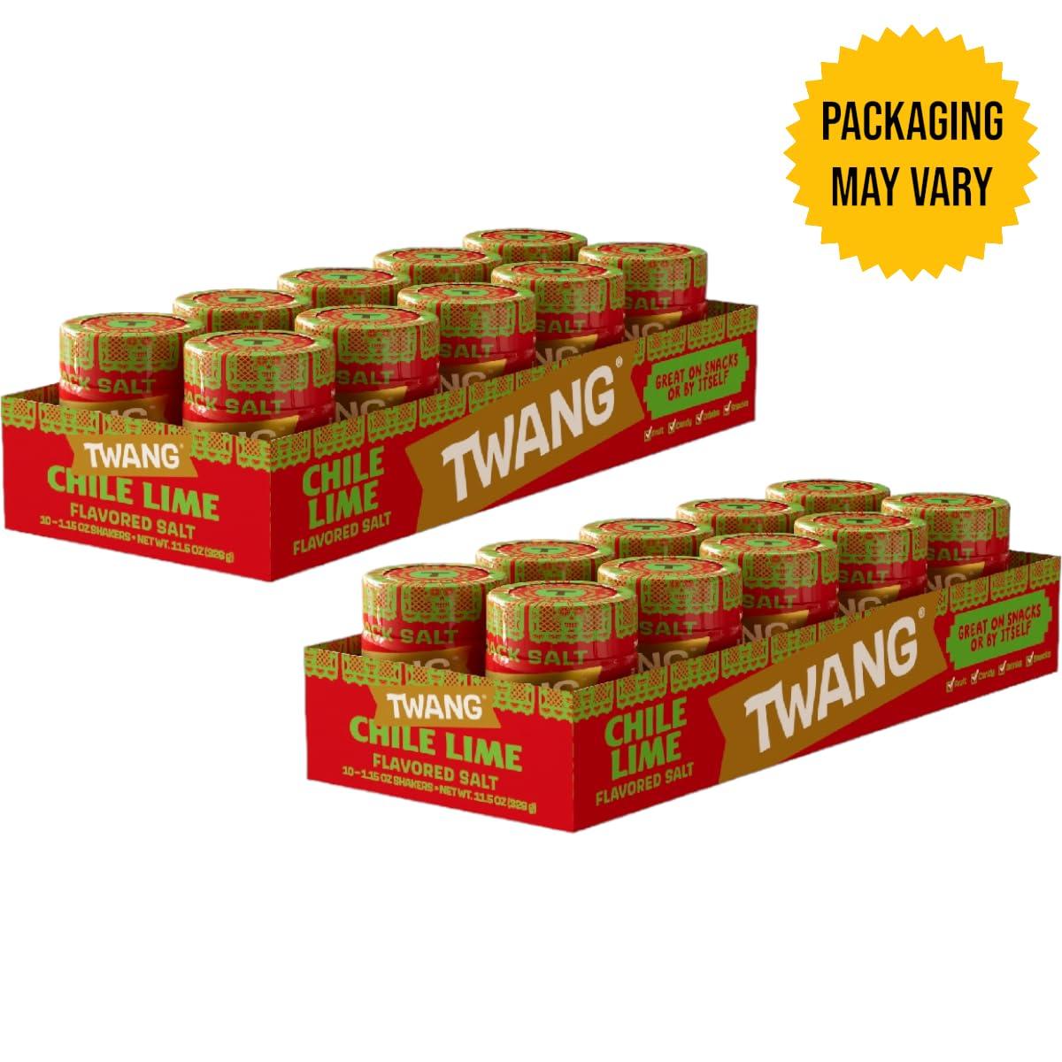 image:imageTwangerz ChileLime Seasoning Salt Snack Topping 115Ounce Shaker Pack of 20