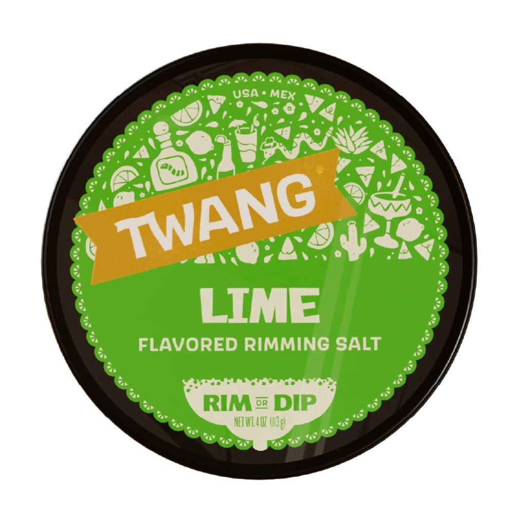 image:imageTwang Flavored Salt Rimmer Lime for Margaritas Mocktails Smoothies and Micheladas 4 Ounce Pack of 12Lime