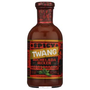 image:imageTwang Classic Michelada Mix Craft Cocktail Mixer Made with Tomatoes Lime Juice Organic Worcestershire Sauce and Spices Ready to Use 16 Ounce Pack of 6Spicy