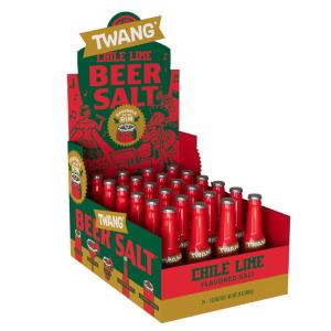image:imageTwang Flavored Beer Salt Seasoning Pickle Toppings for Beer Hard Seltzers Canned Cocktails and More 1 Ounce Pack of 3Chile Lime