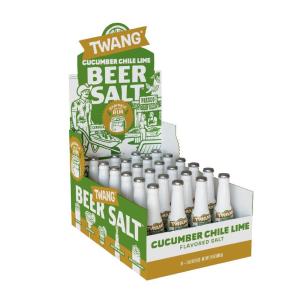 image:imageTwang Flavored Beer Salt Seasoning Pickle Toppings for Beer Hard Seltzers Canned Cocktails and More 1 Ounce Pack of 3Cucumber Chile Lime